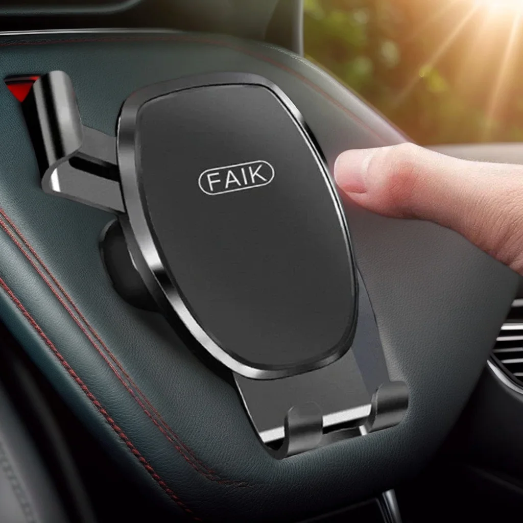 

​​Air Vent Gravity Phone Holder - Triangle Gravity Induction Bracket for Car Mirrors​​