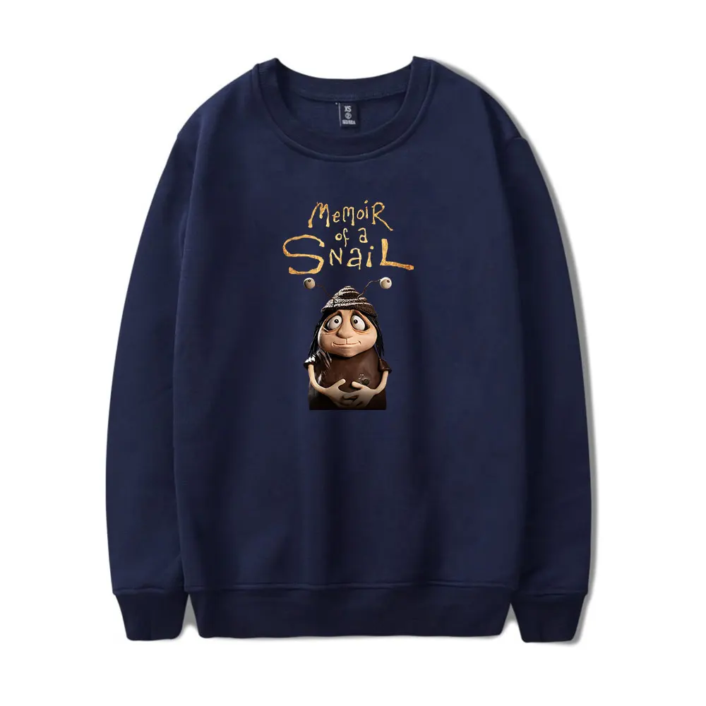 مذكرات سويت شيرت Snail MerchSweatshirt كاجوال بياقة دائرية وأكمام طويلة ملابس الشارع #4