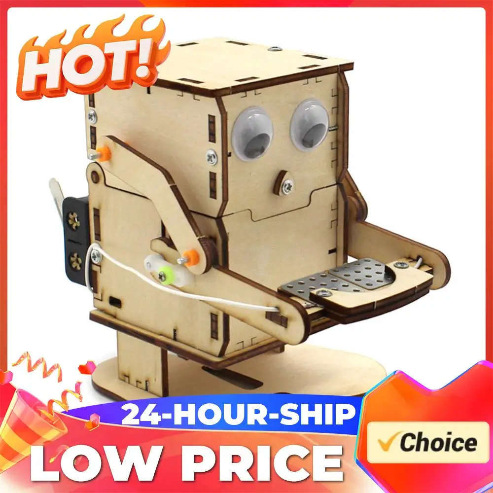 

Набор для самостоятельной сборки робота-монетоприемника: школьный физический эксперимент, учебное пособие для детей