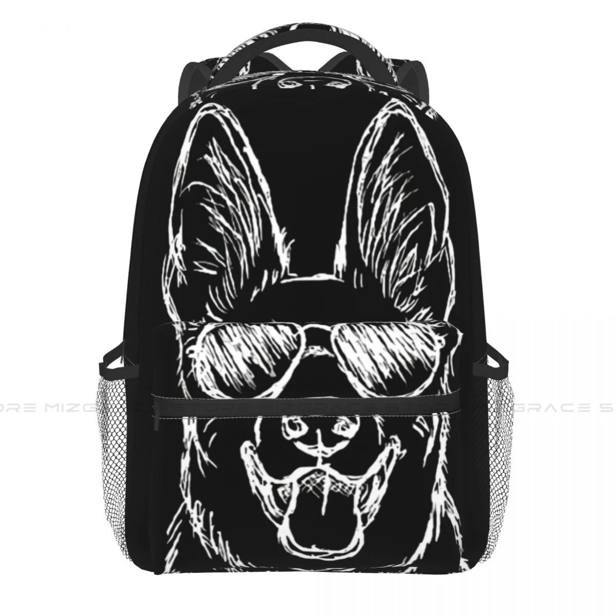 

Cool DOG Casual Knapsack for Men Women Shiba Inu Student Books Backpack School Laptop Bag Soft Rucksack