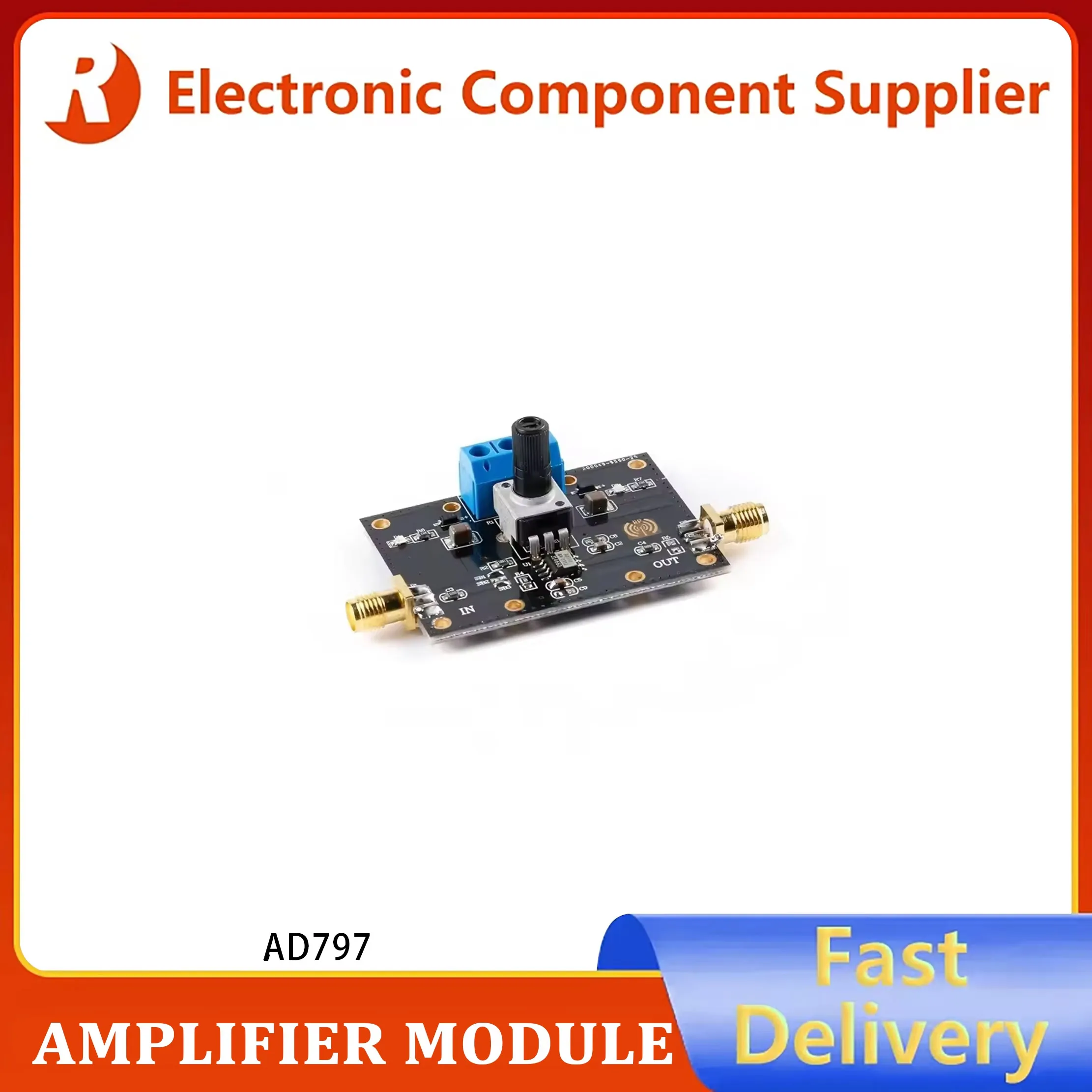 AD797 High-Speed Broadband Operational Amplifier Module Single General Purpose Amplifier Module 110MHz Bandwidth