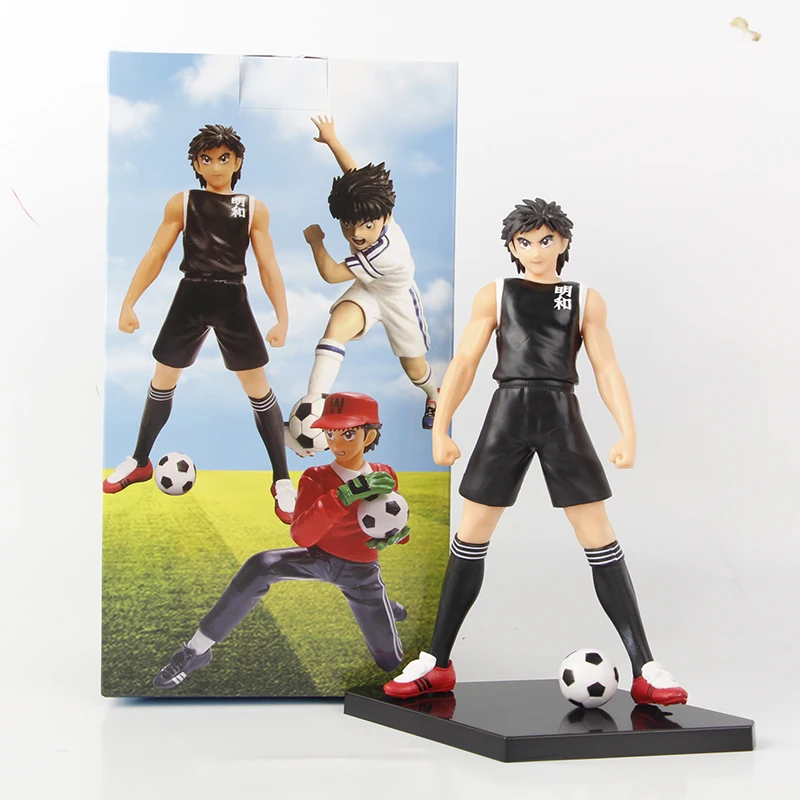 Captain Tsubasa Resolutio Genzo Wakabayashi Kojiro Hyuga PVC Action Figure Model Doll 13-19cm