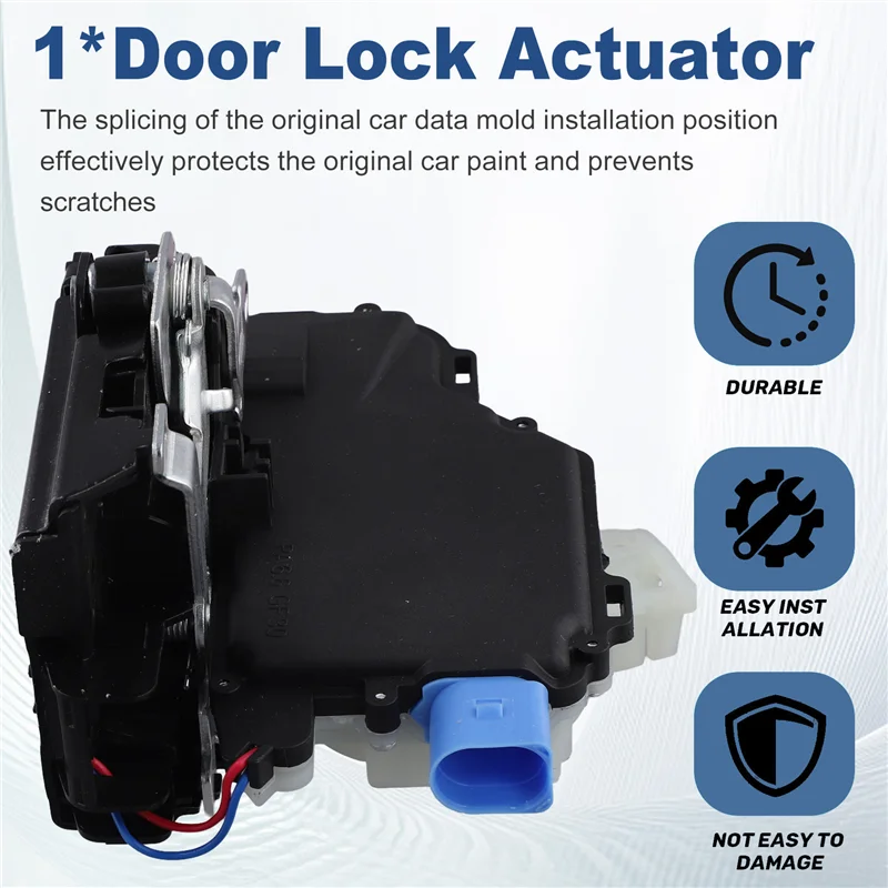

Efficientt-Door Lock Actuator Forvw POLO SKODA Door Lock Actuator Mechanism Door Lock Latch Actuator 3B4839016AG Rear Right