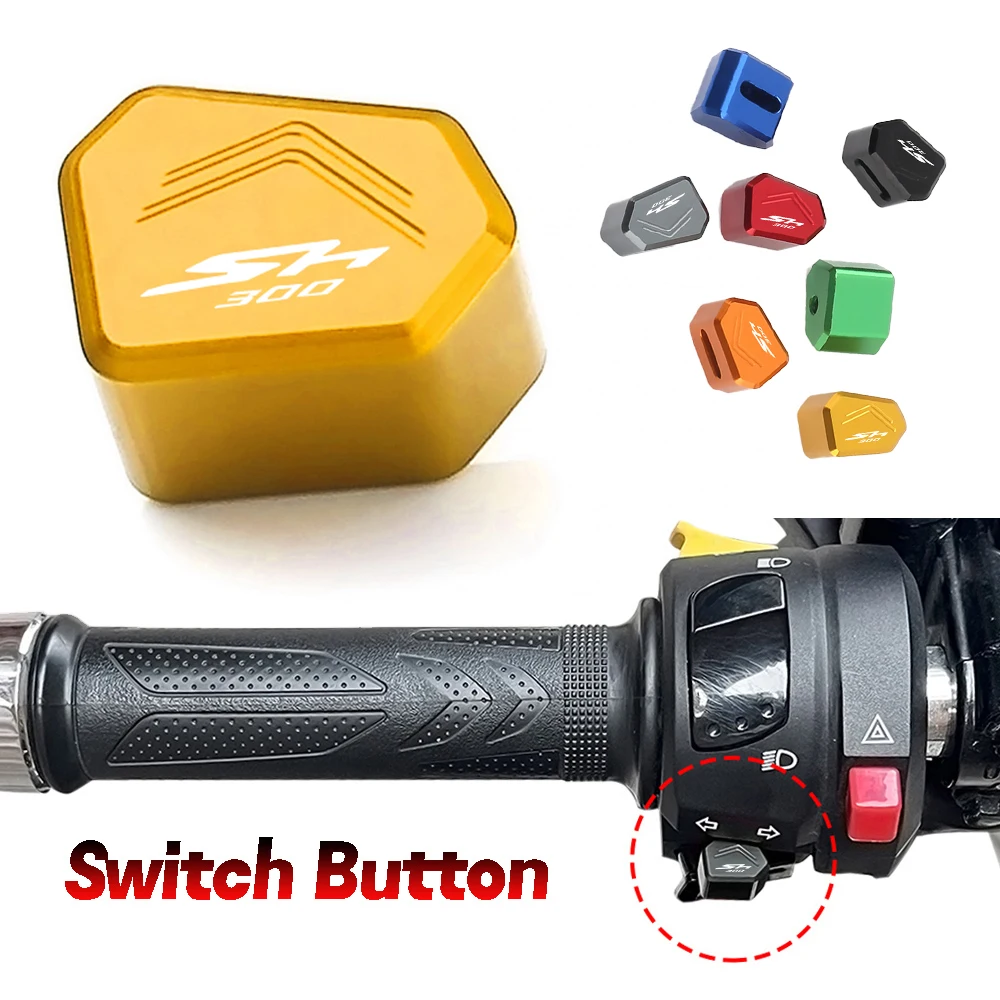 For HONDA SH125 SH125i SH150 SH150i SH300 SH300i SH 2014-2022 2025 CNC Switch Button Turn Signal Key Cap Motorcycle Accessories