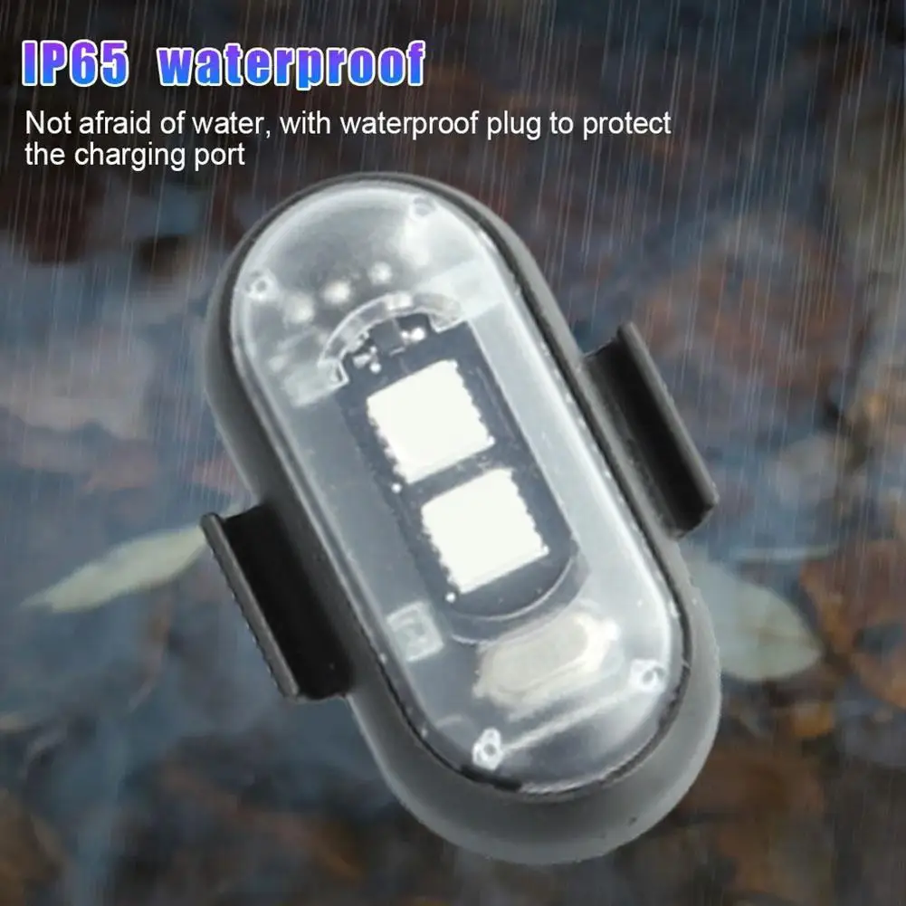 RGB Led Aircraft Strobe lights Motorcycle Lights LED Flash Light Lights Helicopter Position Airplane Aircraft Warning Wirel O3W9