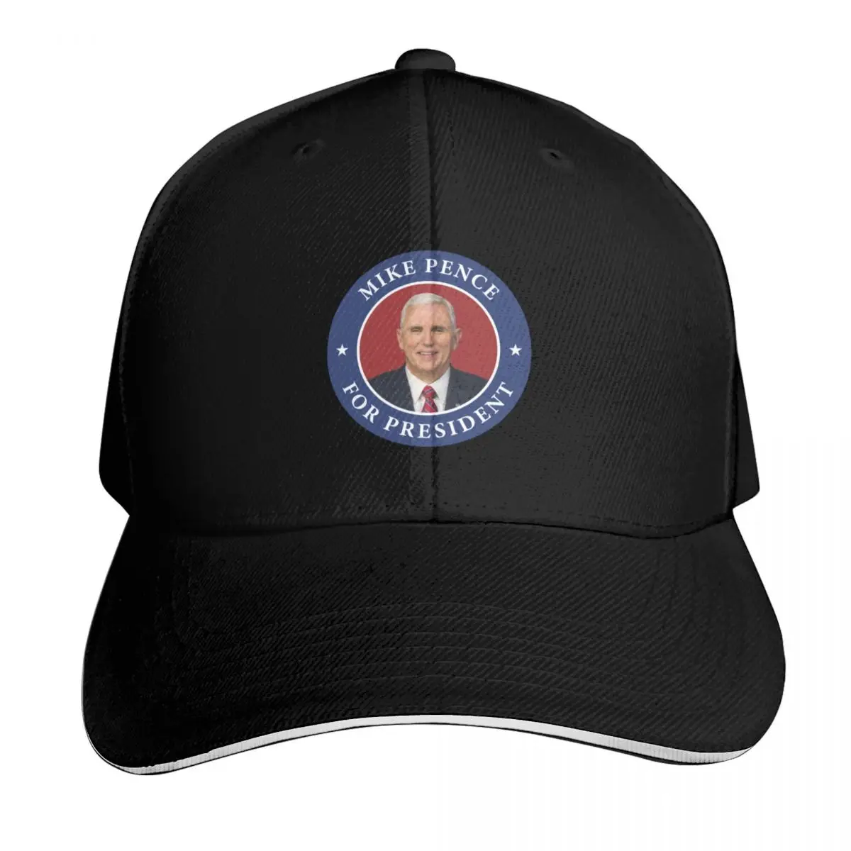 Vote Mike Pence For President 2024 Baseball Cap Contrast Two Tone Brim Snapback Flat Bill Strapback Dad Hat