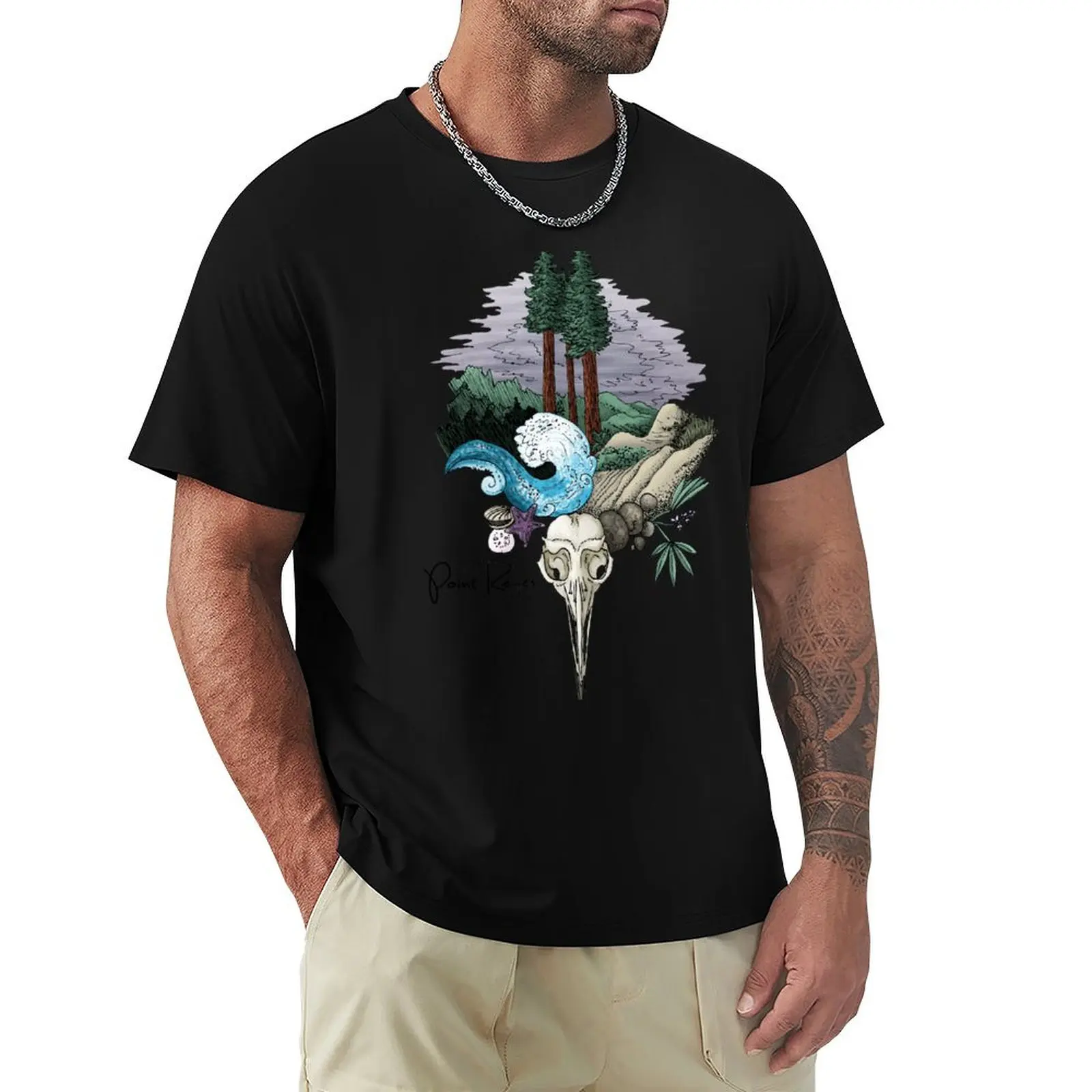 

Футболка Point Reyes National Seashore, эстетическая одежда, футболка с коротким рукавом, великолепные дизайнерские рубашки, мужские футболки с графическим рисунком