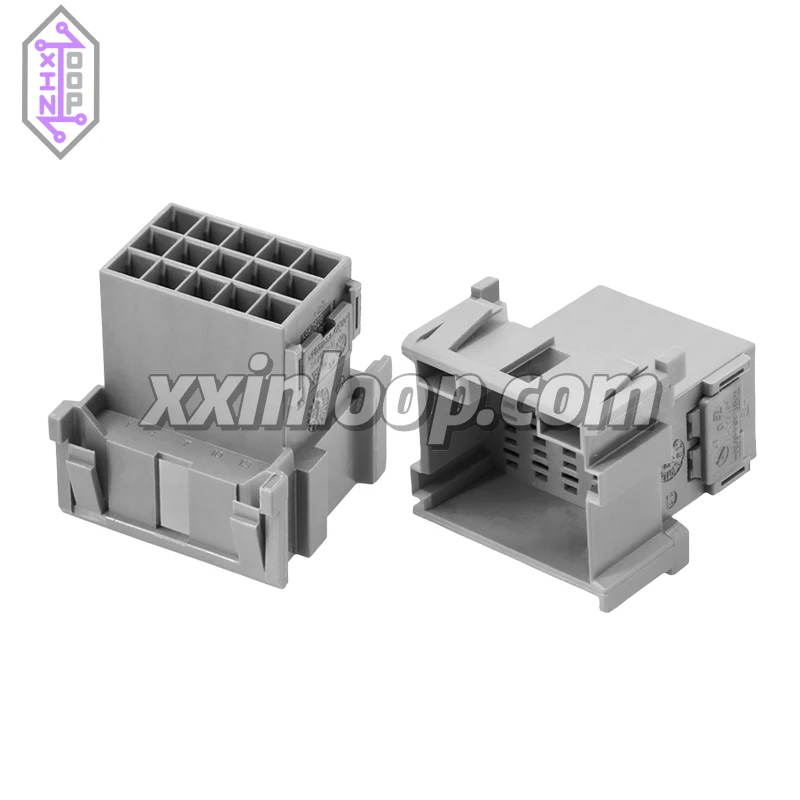 

1-967628-6 automotive connector plug housing 15pin 5mm pitch male 2.8mm tab wire-to-wire for automotive wiring harness 19676286