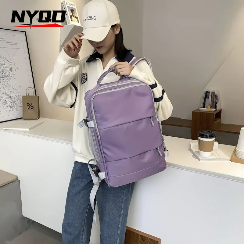 Fashion Men Women Computer Bags Multi Functional Travel Backpack Large Capacity Outdoor Travel Mommy Bag Mochila Momia