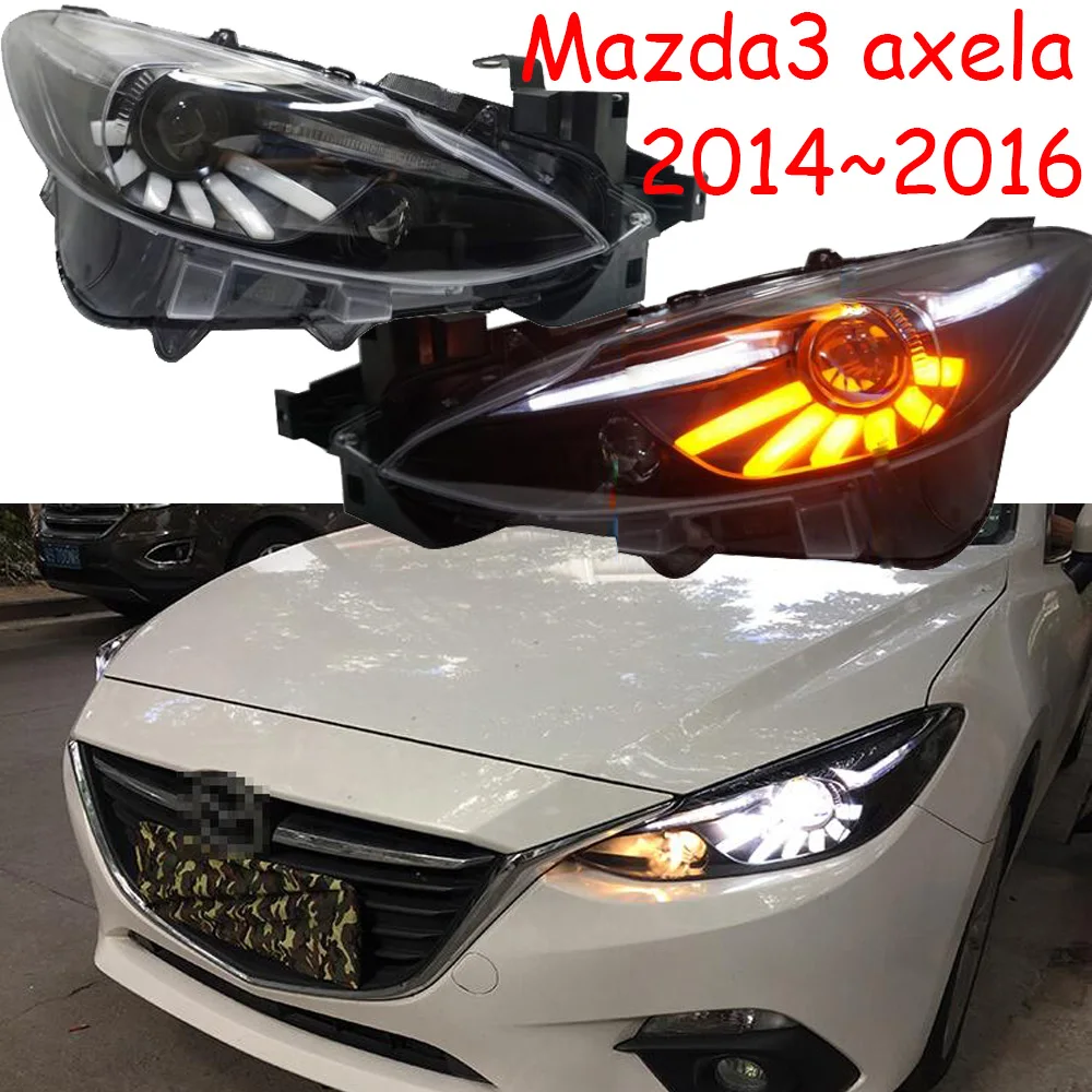 Car Styling Head Lamp For Mazda 3 Headlight 2014 2015 2016year Mazda3 Axela Headlights Bi-Xenon Head Lamp LED DRL Car Lights