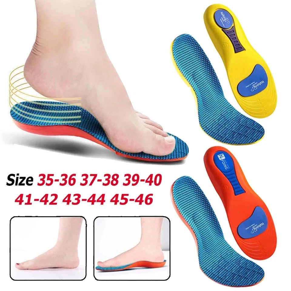 Orthotic Insole Arch Support Flatfoot Running Insoles for Shoes Sole Orthopedic Insoles Shock-absorbing sports insoles New style