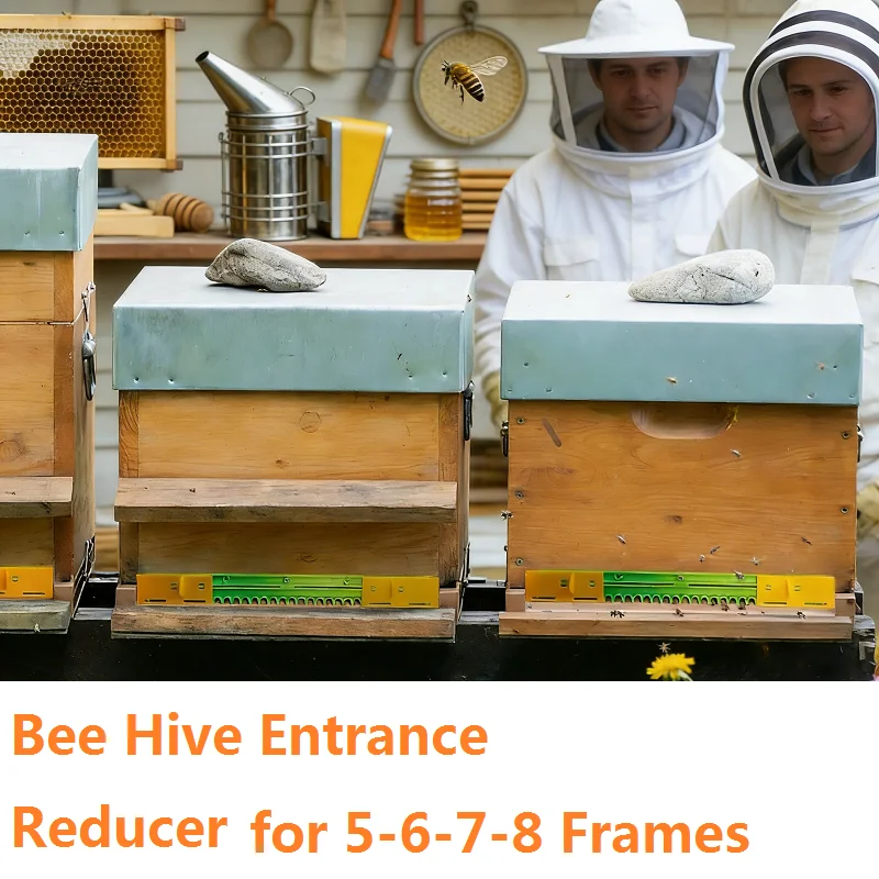 

5 PCS Bee Hive Entrance Reducer Bee Box Door Hive Gate Sheet Nest Spacer Bee Box Entrance Beehive Entrance Gate Beekeeping Tools