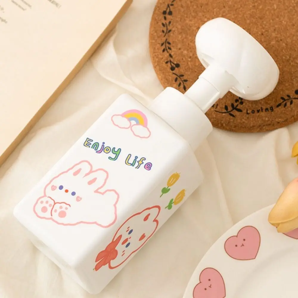 250/450ml Flower Foam Dispenser Quality Refillable Cosmetics Packaging Flower Soap Dispenser Plastic Foam Pump Bottle Travel