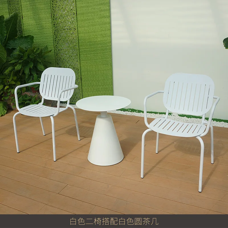 طاولة وكرسي خارجي قابل للتخصيص، فناء فيلا، طاولة طعام داخلية وخارجية، أثاث واقي من الشمس مقاوم للماء