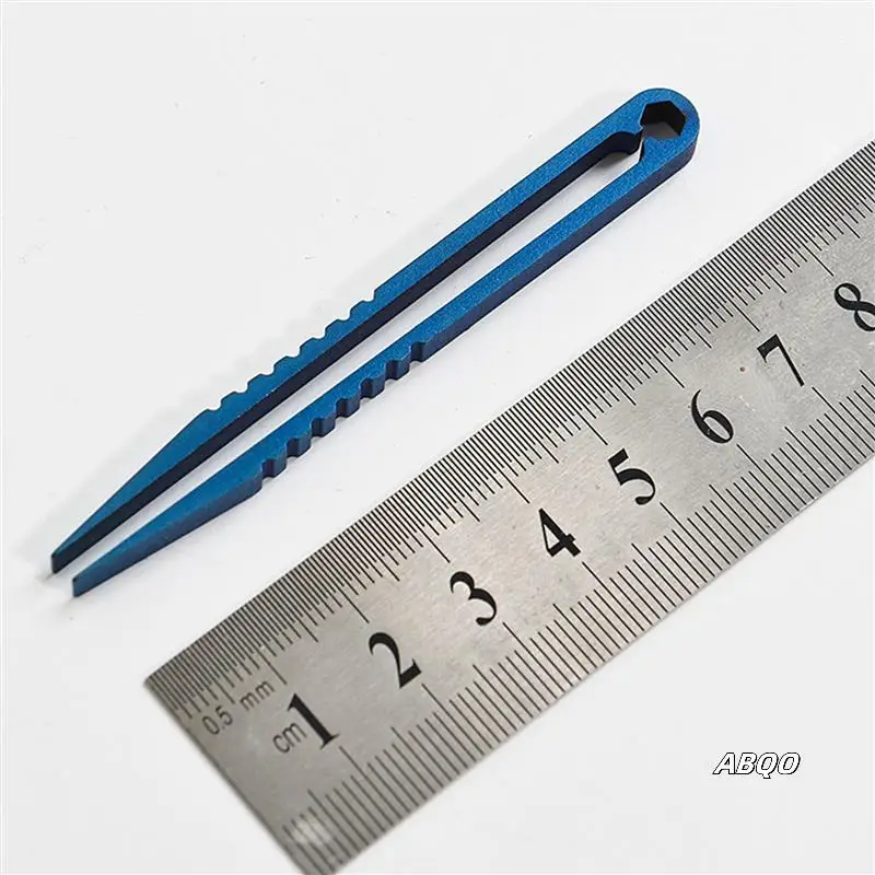 

4 Pack Mini Tweezers Titanium Portable Titanium Alloy EDC Tweezers Survival Camping Outdoor Travel Mini Tool