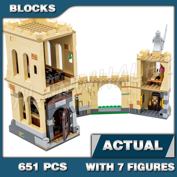 

651pcs Magical World of Wizards School Castle Flying Lessons Equipment Room 16447 Building Blocks Toy Compatible With Model