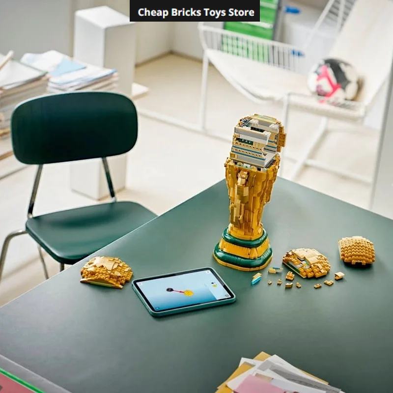 2842pcs Blok Bangunan Piala Ju - Table Tennis Champion ulasan dan harga