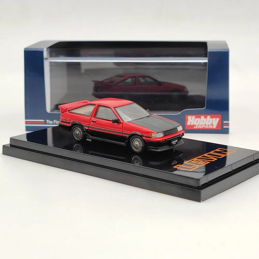 Hobby Japan 1/64 COROLLA LEVIN AE86 3 Door CUSTOM HJ641037CRK Diecast Model Toys Car Limited Collection Red