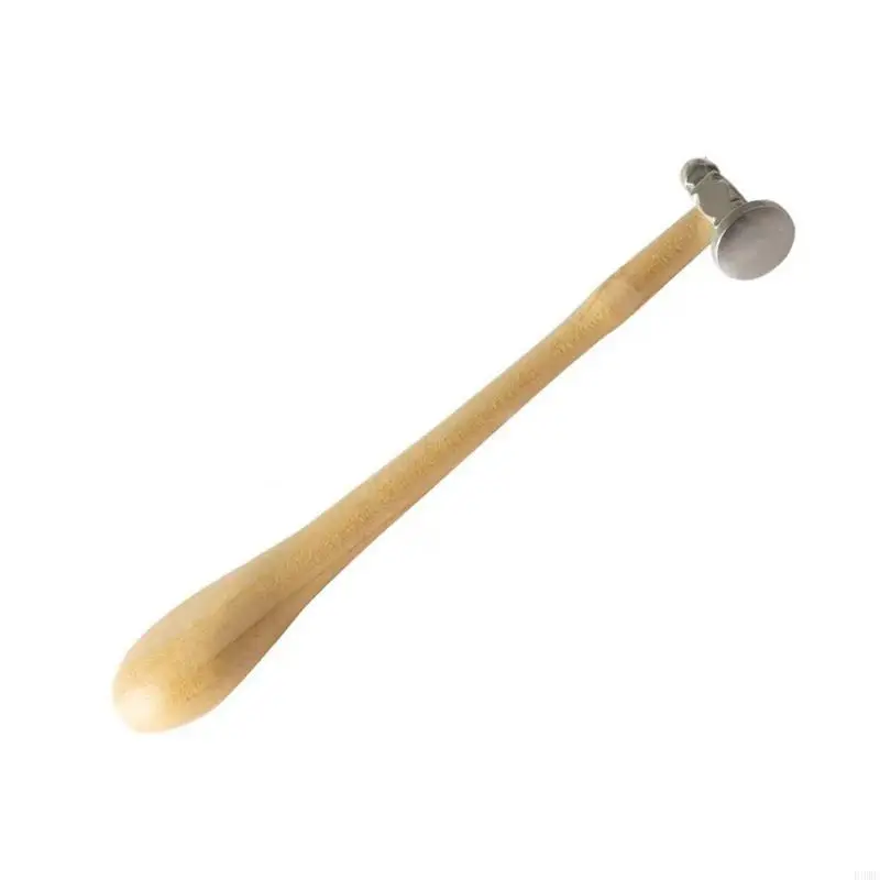 

R3MC Handle Hammer Round and Flat Faced Jeweler's Hammer for Metalwork Projects