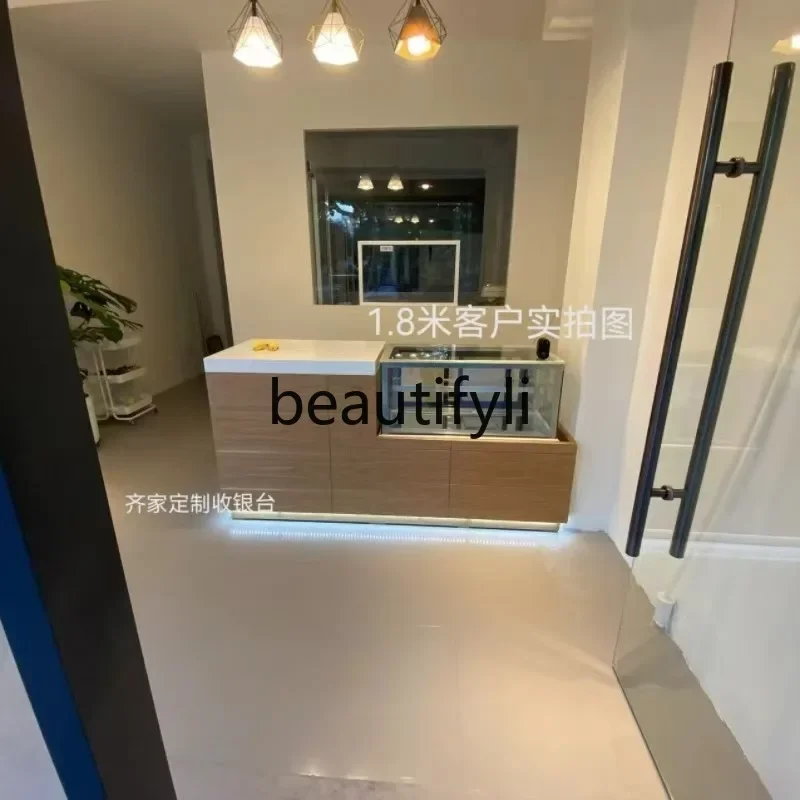 zzqCoffee Shop أمين الصندوق مكافحة مخبز منصة مشروبات كعكة Dezzert متجر مكتب الاستقبال فندق مكتب الاستقبال التخصيص