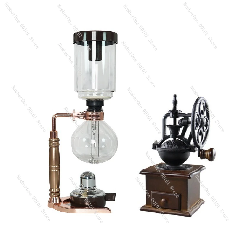 Siphon coffee maker Household siphon pot set Glass utensils Coffee machine