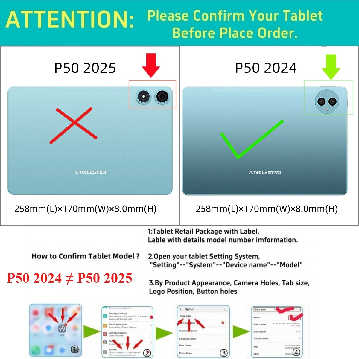 Business Cover for 2024 Teclast P50S 11