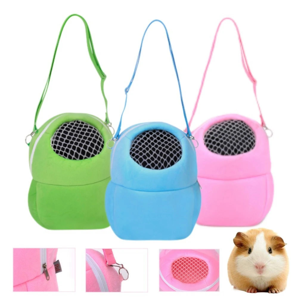 

Portable Animals Carrier Bag, Breathable Travel Bag for Small Pets, Rat, Hamster, Hedgehog, Chinchilla, Ferret, Cage Accessories