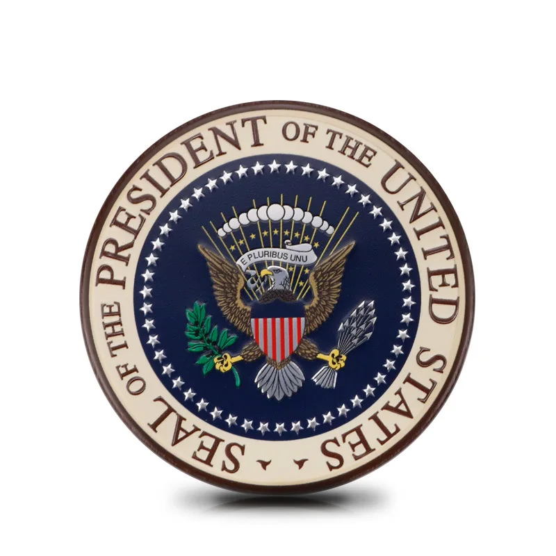 

3D Metal Car Sticker USA President Emblem Eagle Hawk Badge For Cadillac Car Fender Rear Trunk Window Hood Decal Auto Accessories