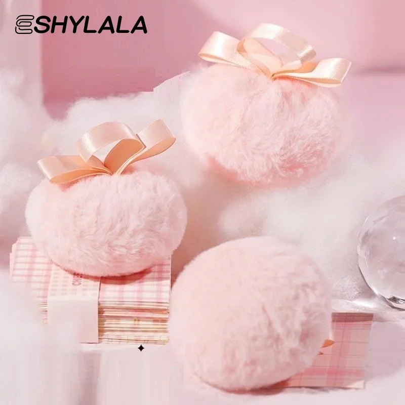 Destaque bola moda estilo vento solto puff configuração pó bola clavícula glitter rosto corpo tudo-em-em-em-em cosméticos portáteis