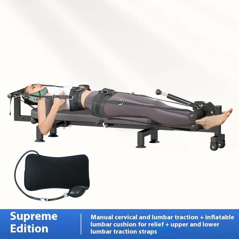 Leg Stretching Exercise Device,Cervical and Lumbar Spine Soothing Device,  Home Lumbar Traction Inverted Machine