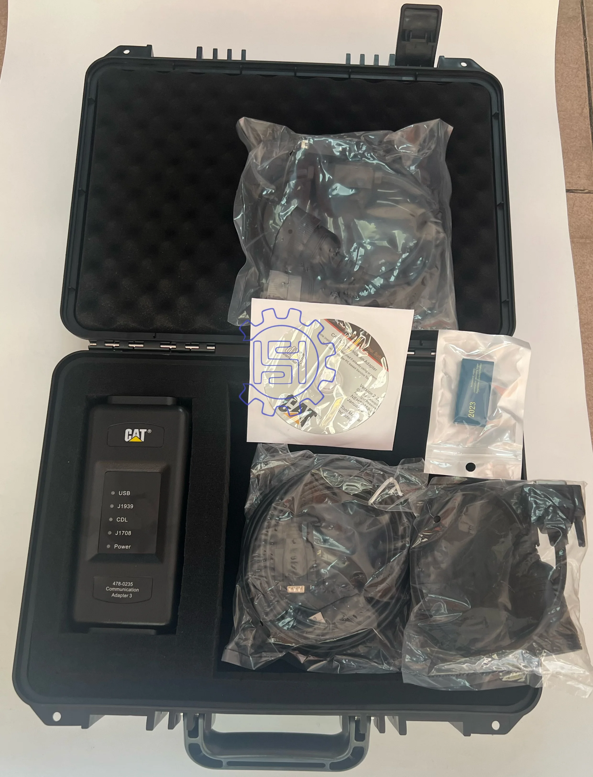 نسخة 4780235 2023 لمجموعة محول الاتصالات كاتربيلر ET4 ET IV CAT مجموعة أدوات تشخيص النظام الكهربائي 478-0235 #3