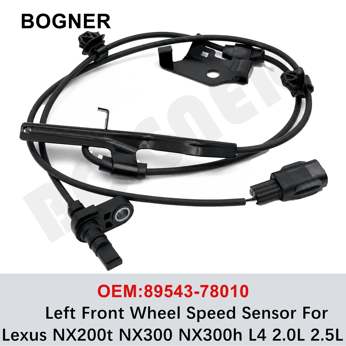 89543-78010 Brand New Left Front Wheel Speed Sensor For Lexus NX200t NX300 NX300h L4 2.0L 2.5L