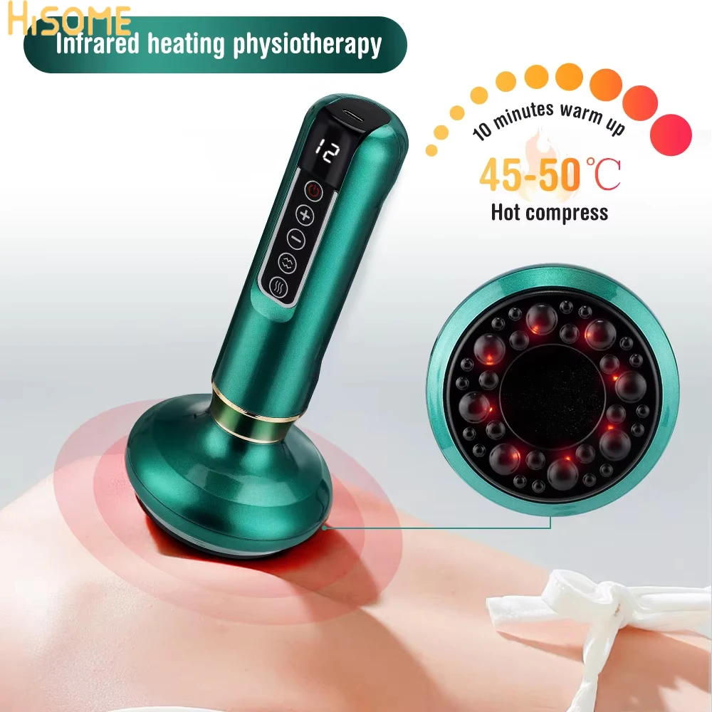 

Electric Vacuum Cupping Massage Body Cups Anti-Cellulite Therapy Massager for Body Electric Guasha Scraping Fat Burning Slimming