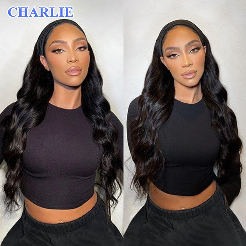 Synthetic Wig HD 13X4 Transparent Lace Front Wigs Natural body wave hight Density For Women Daily Use Pre Plucked