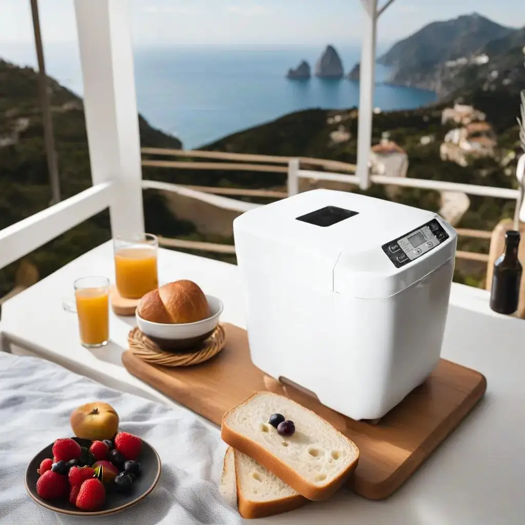 Keep Warm Bread Maker Machine, 2LB Bread Maker, 12-in-1 with Gluten Free Jam Yogurt Dough Auto Nut Dispenser 3 Crust Shades