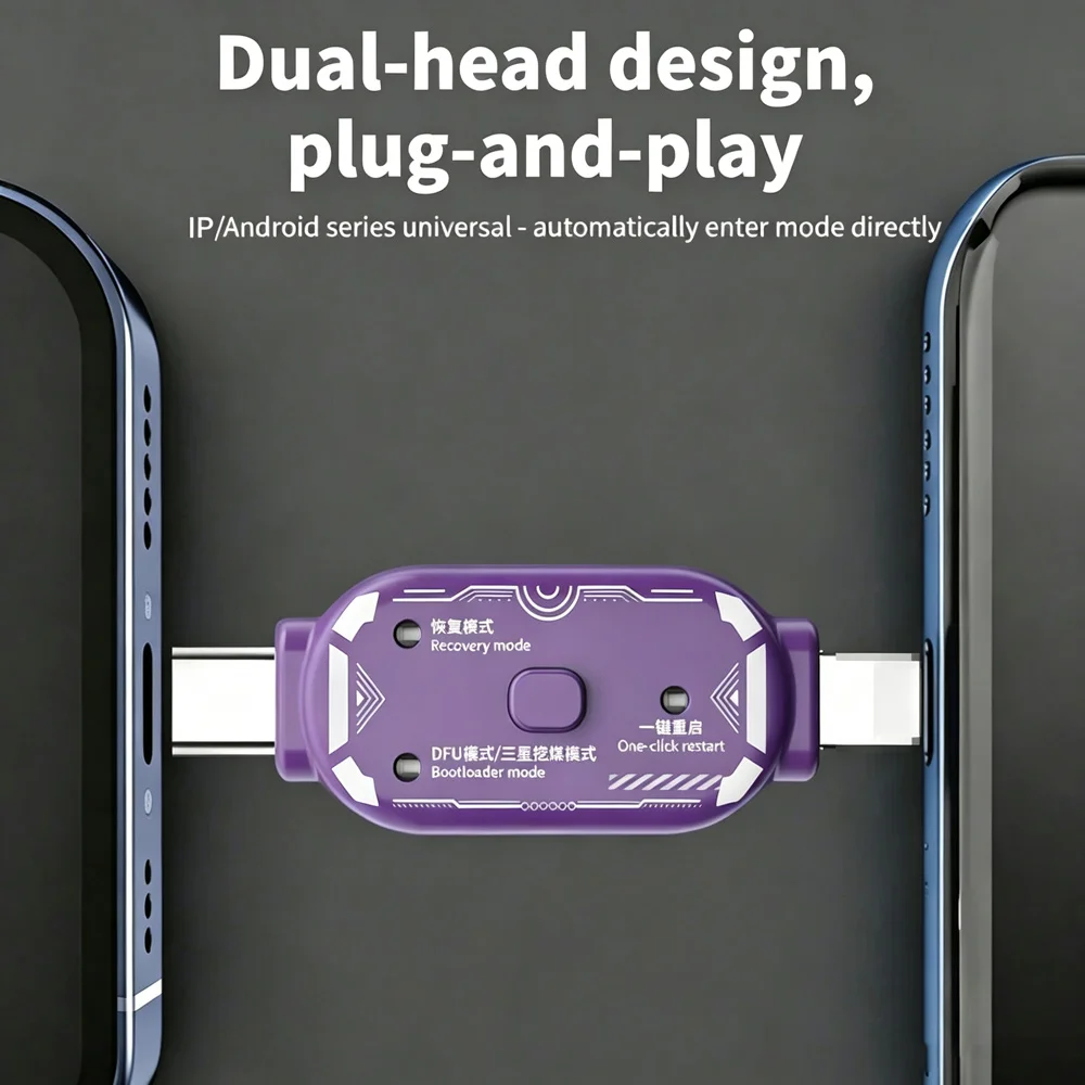 One Button DFU Bootloader Recovery Mode Engineering Cable Mobile Phone Test Line For Cell Phone Flash Debugging Repair Operation