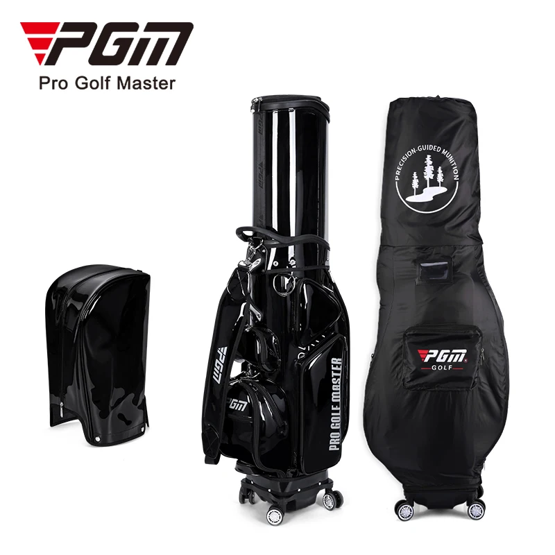 

PGM QB122 4 wheels golf bags waterproof retractable sleeve golf travel bag with wheels