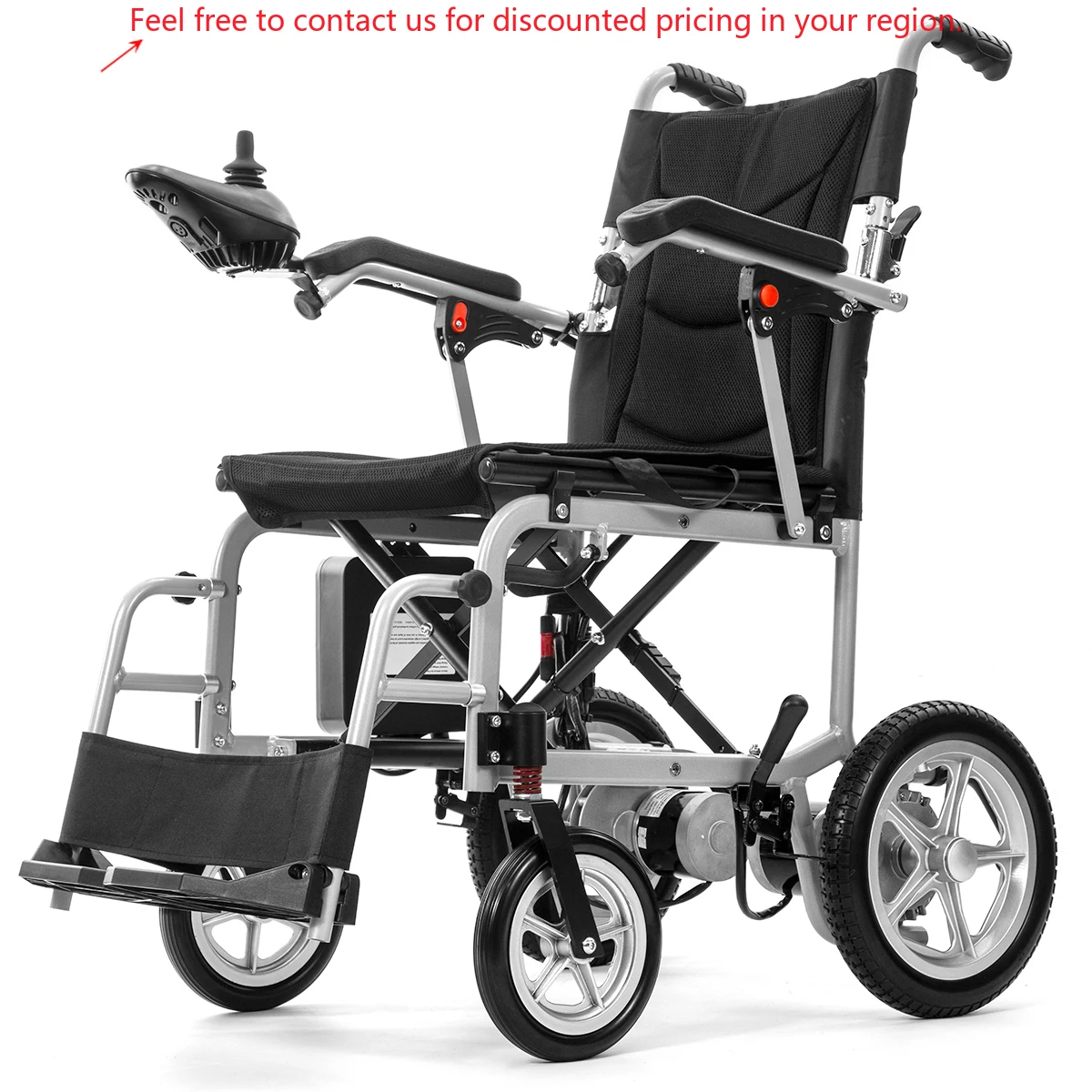 

500w High Power Aluminum Alloy Power Wheelchair Fast Fold Portable Disabled Electric Wheelchair For Sale