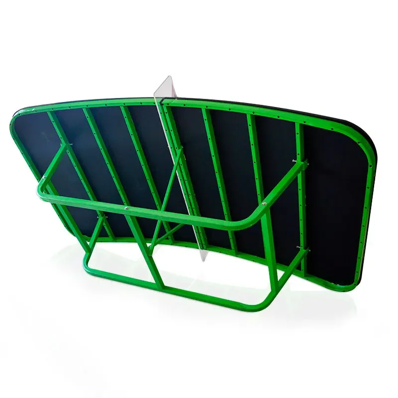 Football game training  U-shaped  table, club indoor folding football  with wheels