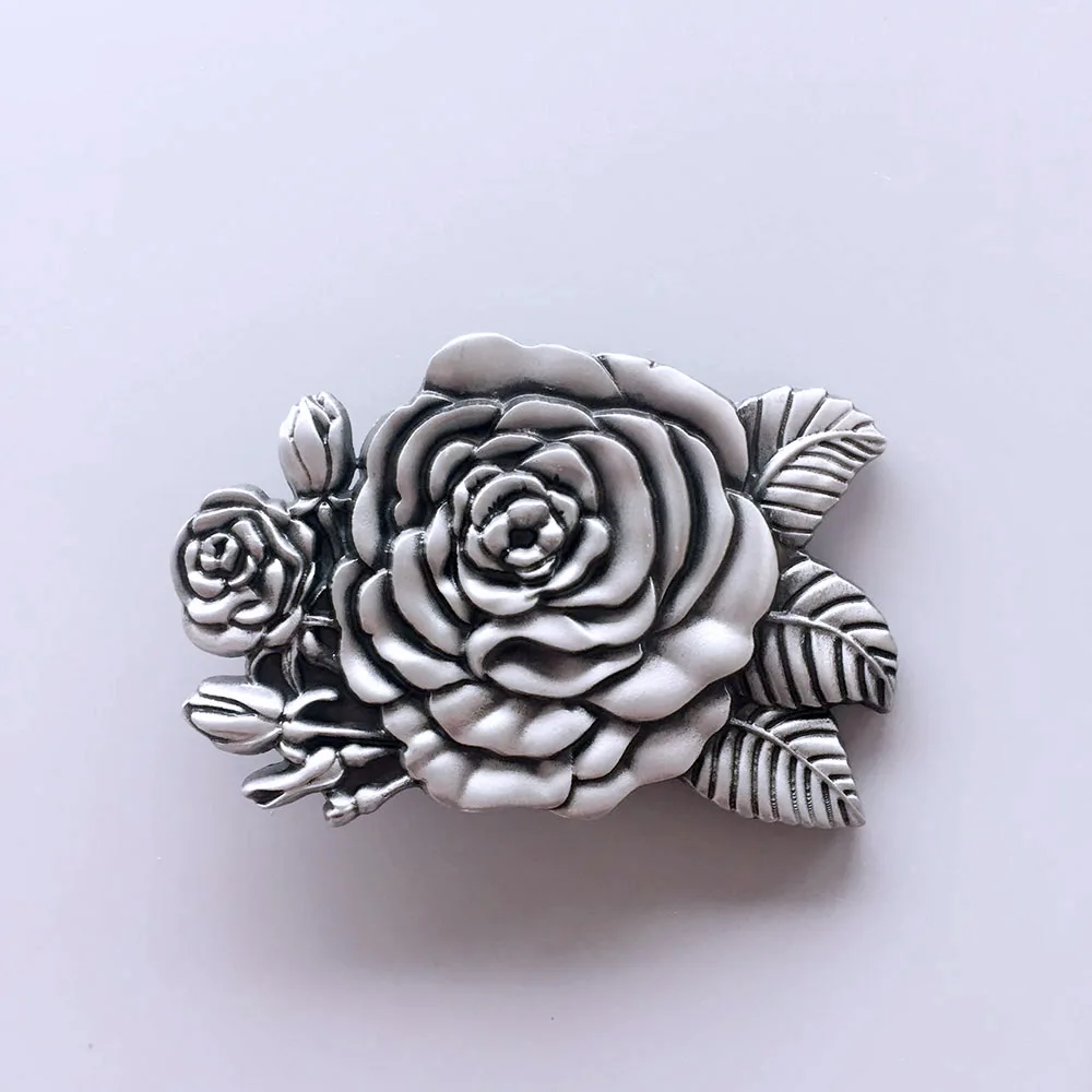 antique-brushed-silver-3d-sculpt-western-rose-flower-belt-buckle-buckle-3d053as