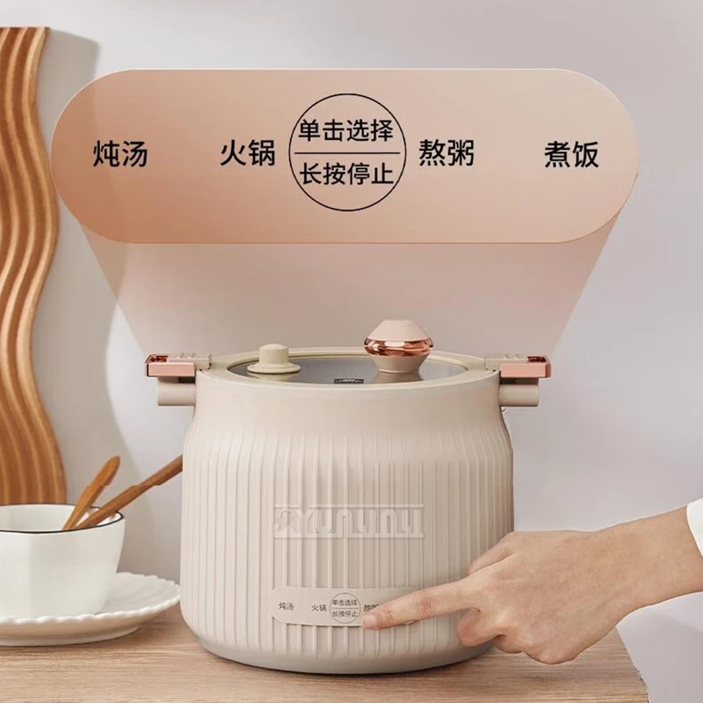 Кухонная электрическая кастрюля под давлением, бытовая многофункциональная кастрюля с антипригарным покрытием Panelas De Pressão