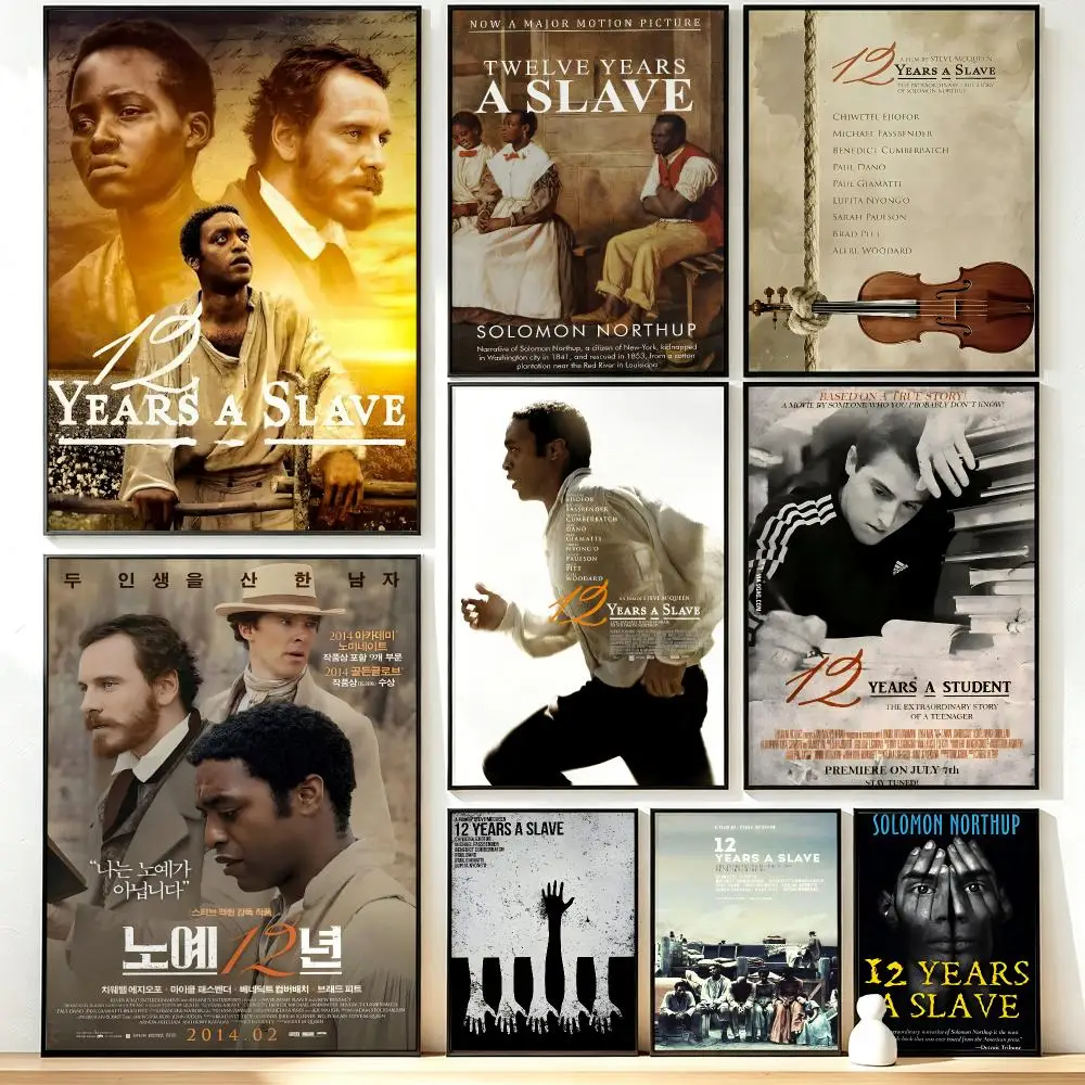 movie 12 Years a Slave Poster HD Poster Sophisticated Modern Aesthetic Wall Art For Living Room Bedroom Office Cafe Decor