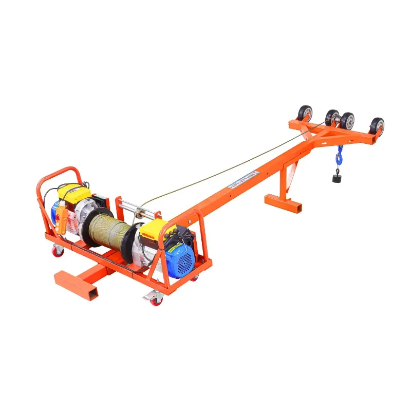 Electric new light and easy to operate remote control stable high-rise window lift with wire rope sling, load capacity 500 kg