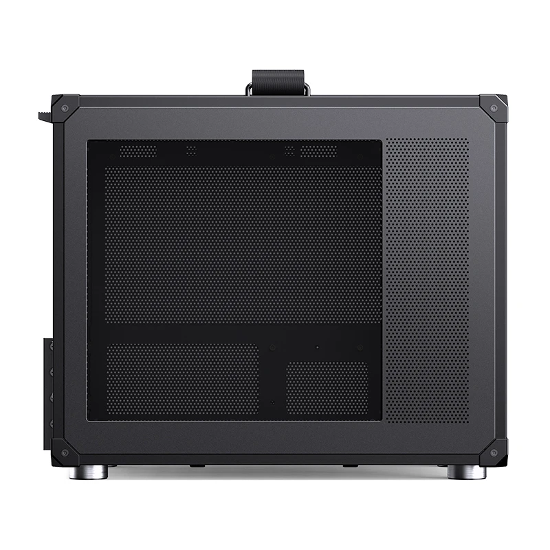 JONSBO C6 MAX MATX Mesh Computer Case Side Transparent With Handle Support ATX Power Supply Desktop Mini Chassis Black/White
