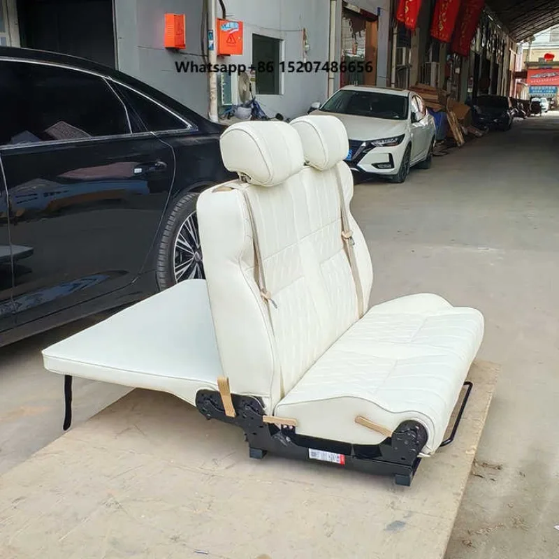 Convertible Sofa Bed Luxury Van Captain Seat 3-fold Forward Slip Bed Seat for Recreational Vehicles