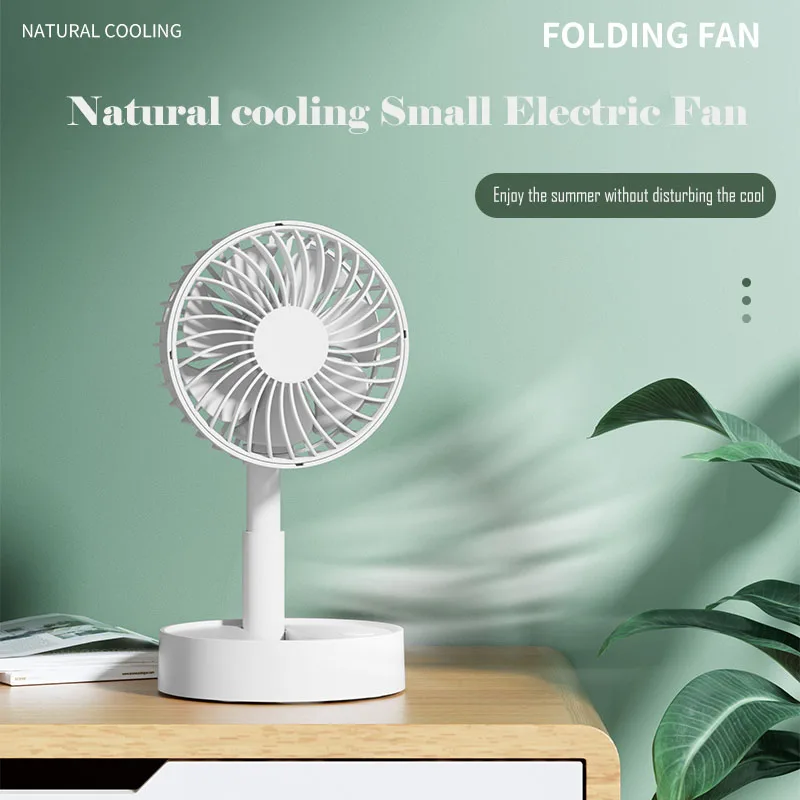 

KASYDoFF Mini Foldable Fan Timed 4-speed Air Conditioning Office Bedroom Available Small Electric Fan