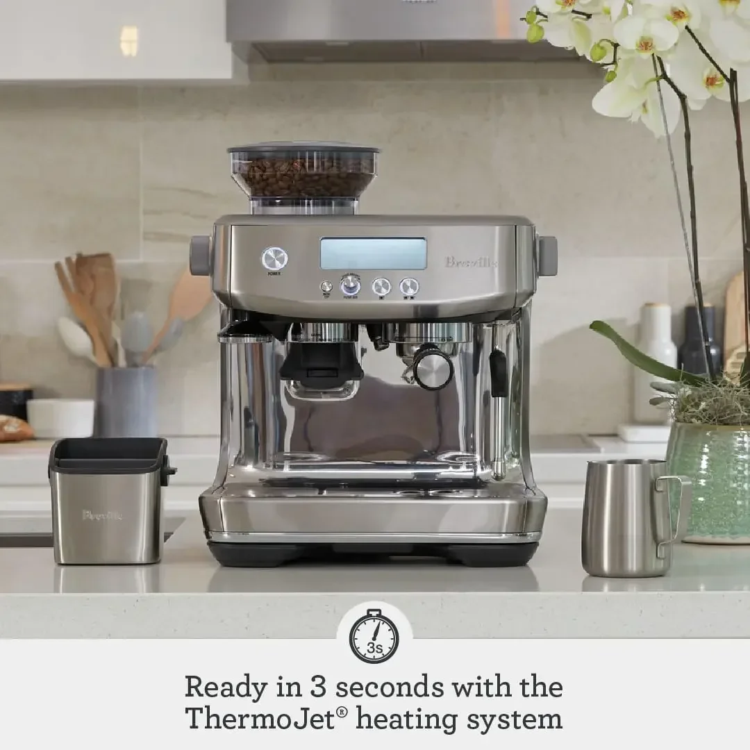 Breville Barista Pro Espresso Machine BES878BSS Brushed Stainless Steel Professional Coffee Maker