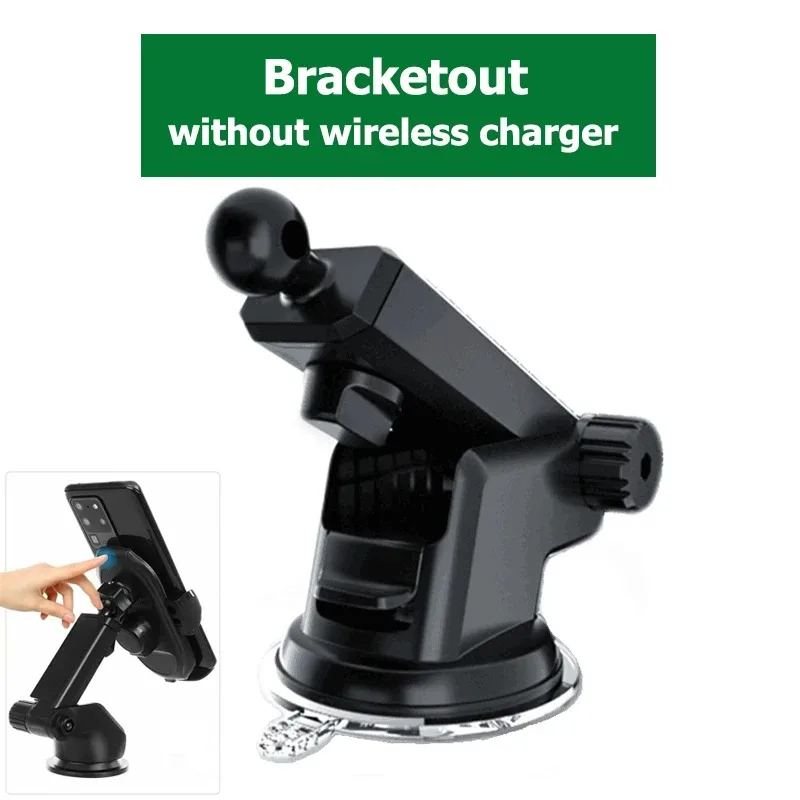 Auto draadloze oplader Magnetische automatische infrarood inductie Snel opladen voor iPhone Xiaomi Samsung Autohouder Telefoonhouder