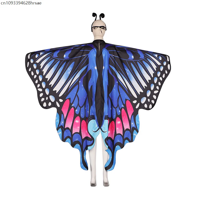 3 個の妖精の羽セット女性のための蝶の羽大人の蝶のケープの羽ドレスアップ