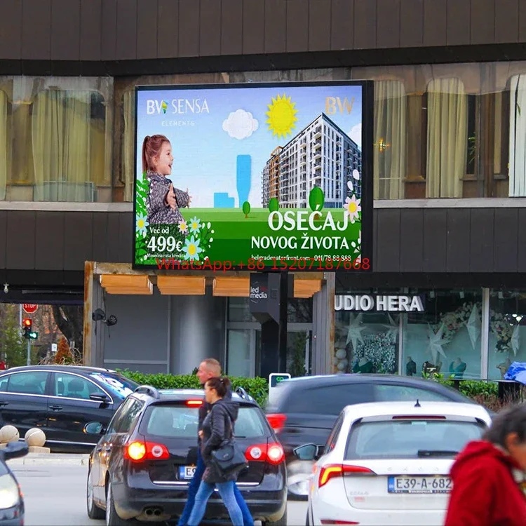 P3 P4 P5 P6 P8 P10 Outdoor Full Color SMD RGB Big Advertising Billboard Led Display Screen